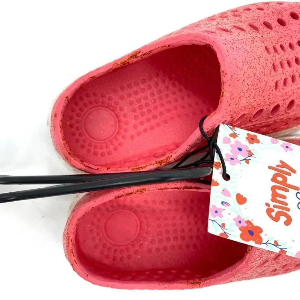 Toddler Girls Size 6 Slip On Water Summer Sandals New